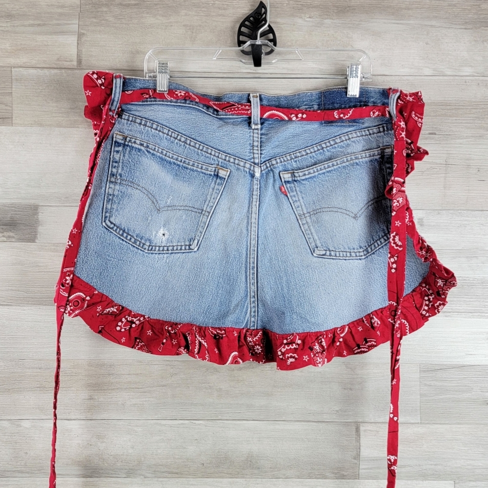 Vintage Levi's 501 Custom Handcrafted Apron with Pockets